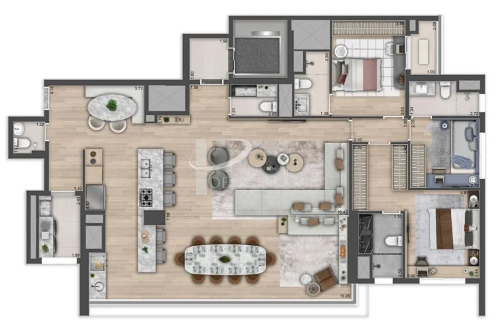 Apartamento, 4 quartos, 164 m² - Foto 4