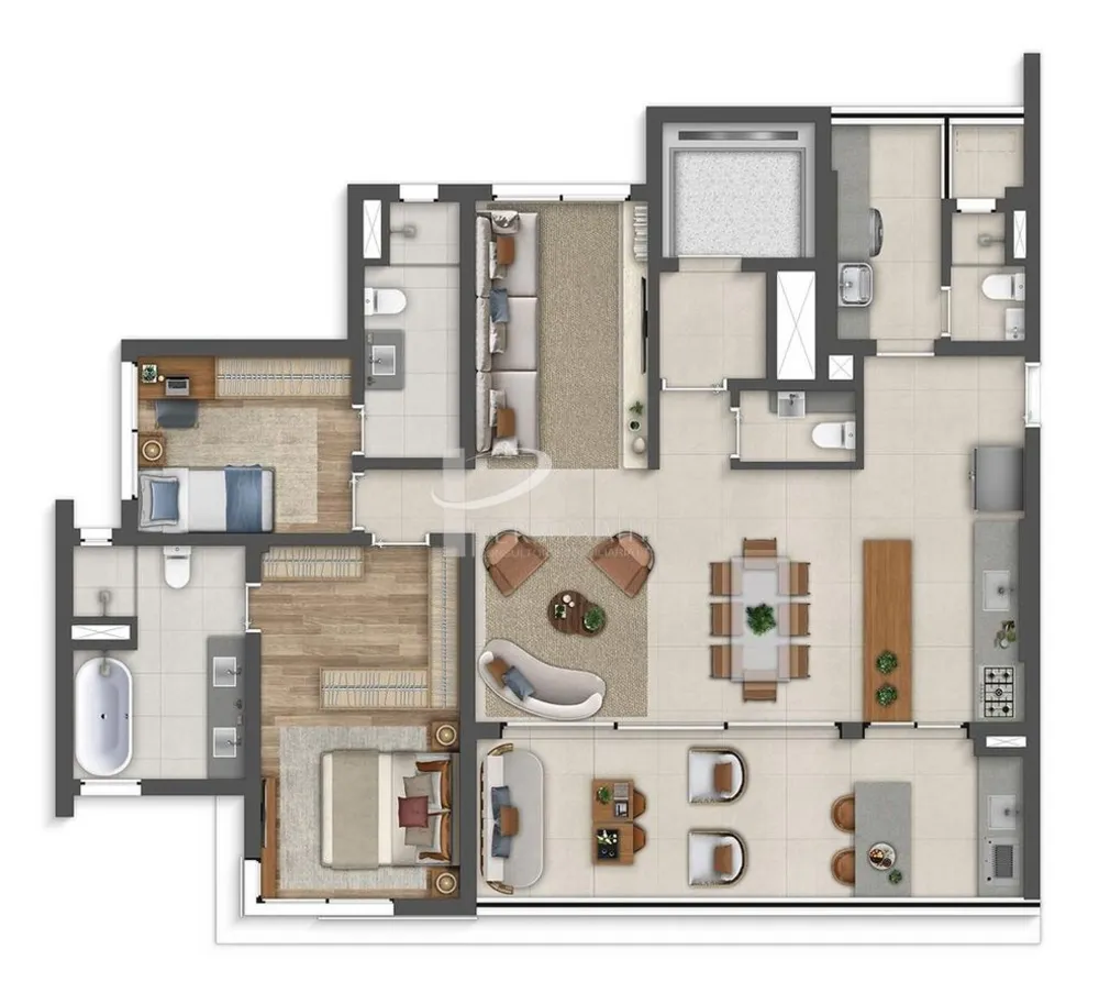 Cobertura, 3 quartos, 127 m² - Foto 1