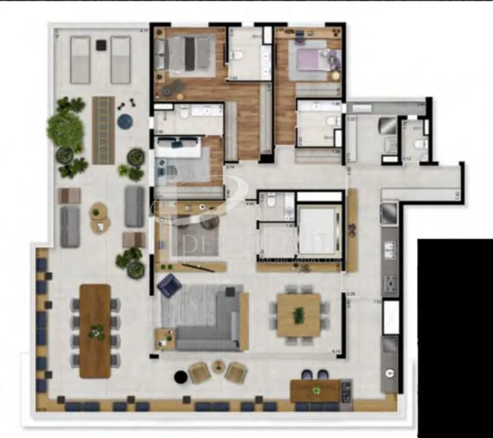 Flat/Apart Hotel, 3 quartos, 23 m² - Foto 3