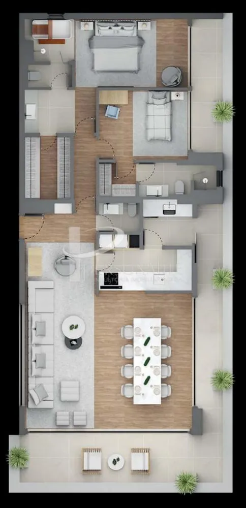 Apartamento, 1 quarto, 81 m² - Foto 2