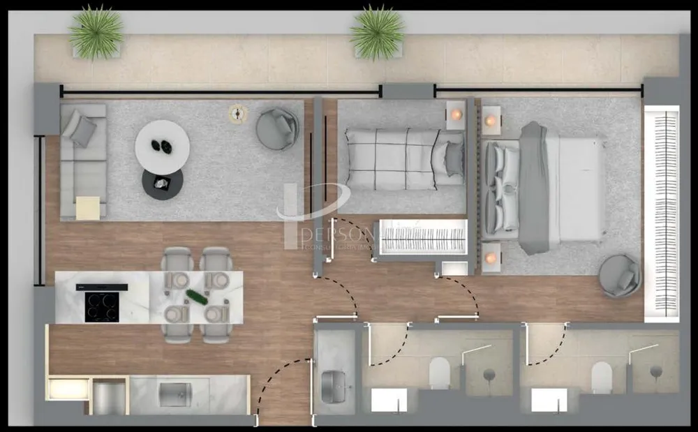Apartamento, 1 quarto, 81 m² - Foto 3