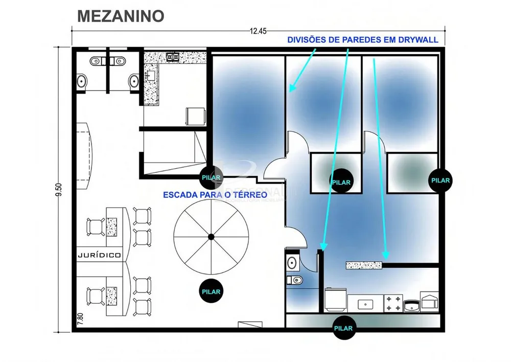 Loja-Salão, 270 m² - Foto 1