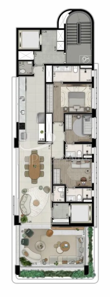 Cobertura, 3 quartos, 157 m² - Foto 8