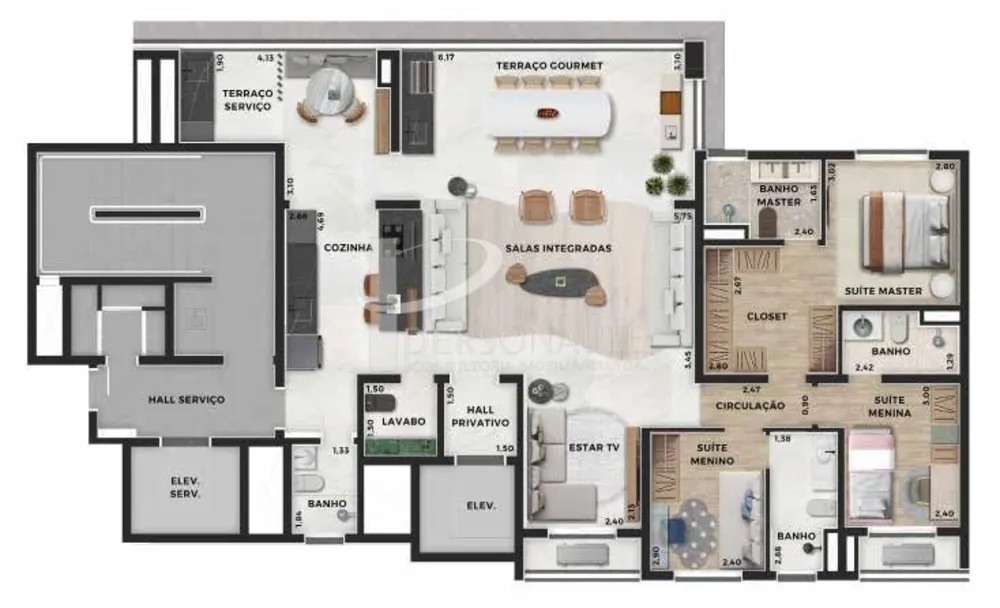 Apartamento, 4 quartos, 148 m² - Foto 4