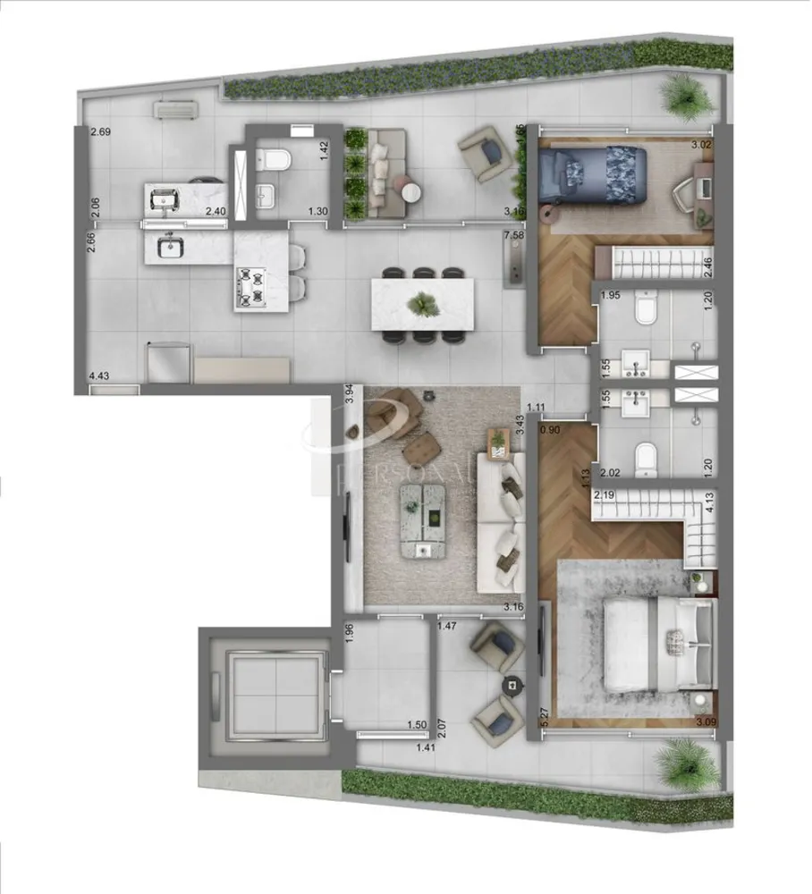 Apartamento, 1 quarto, 32 m² - Foto 2