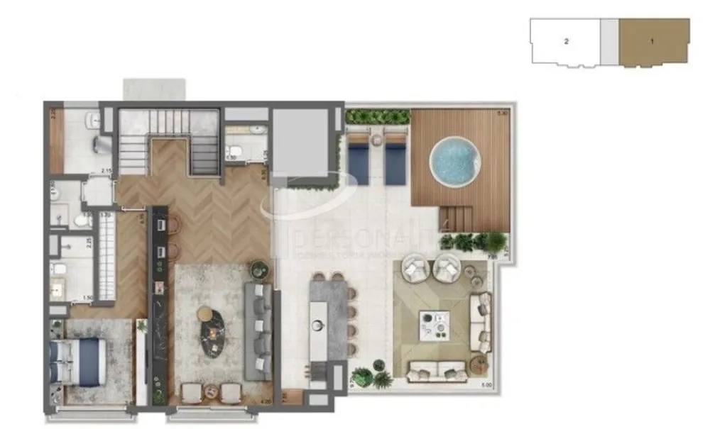 Apartamento, 3 quartos, 166 m² - Foto 2