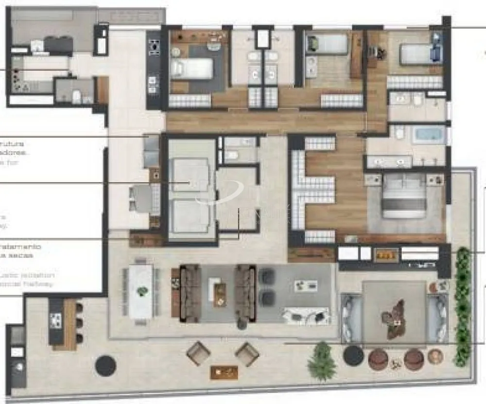Apartamento, 4 quartos, 285 m² - Foto 2