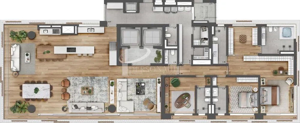 Apartamento, 4 quartos, 355 m² - Foto 4