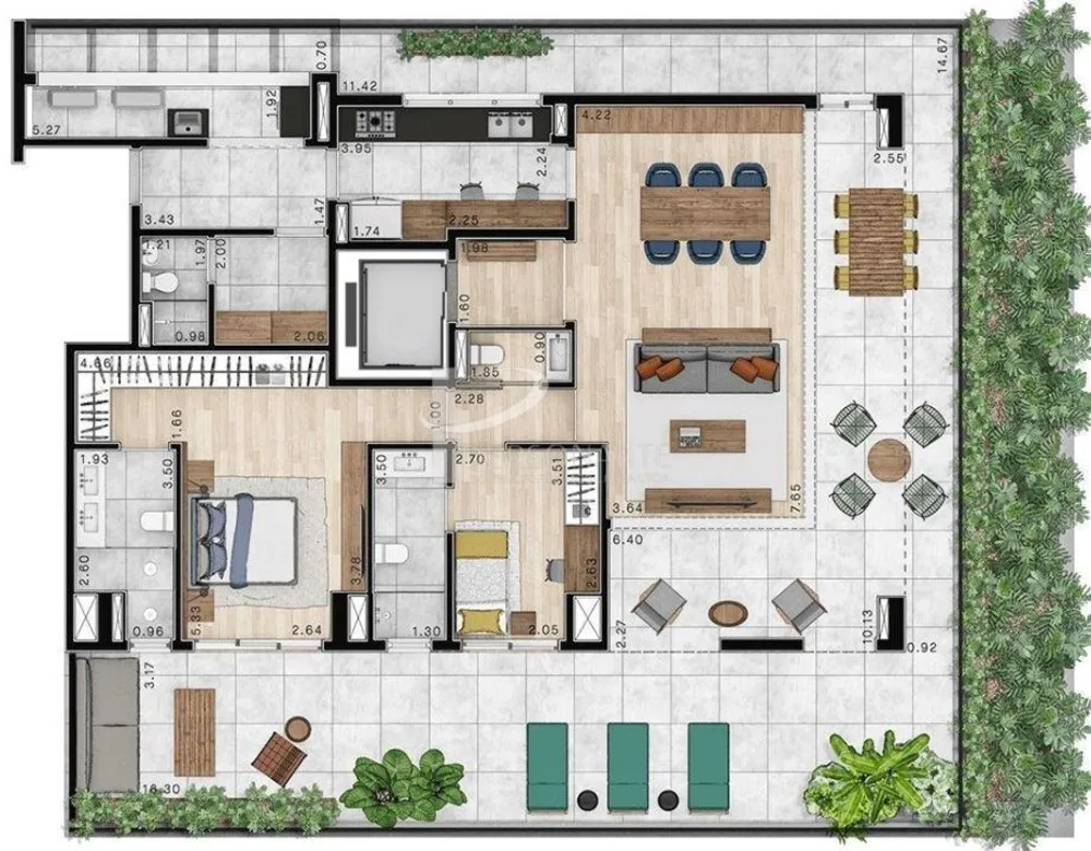 Apartamento, 2 quartos, 135 m² - Foto 4