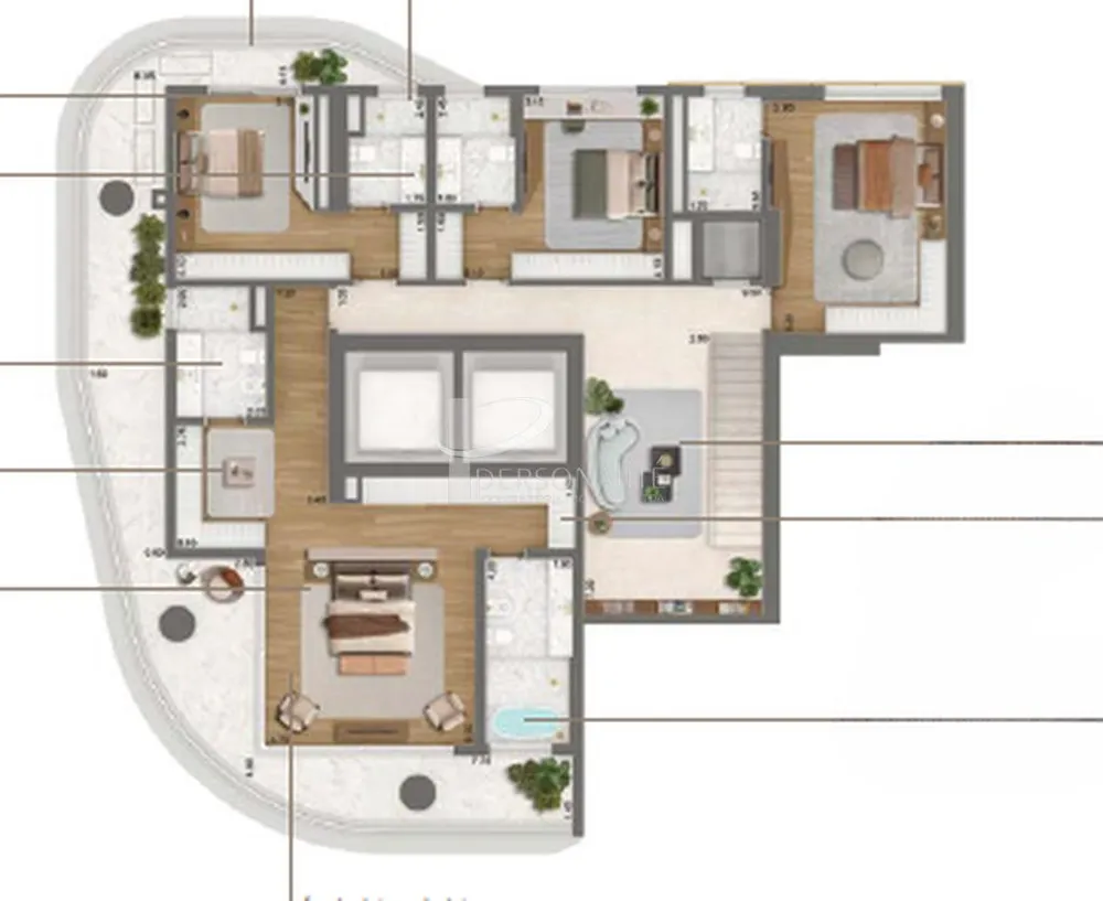 Apartamento, 4 quartos, 339 m² - Foto 1