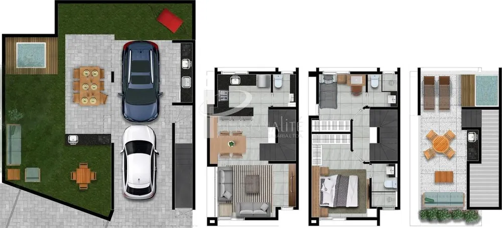 Casa de Condomínio, 3 quartos - Foto 4