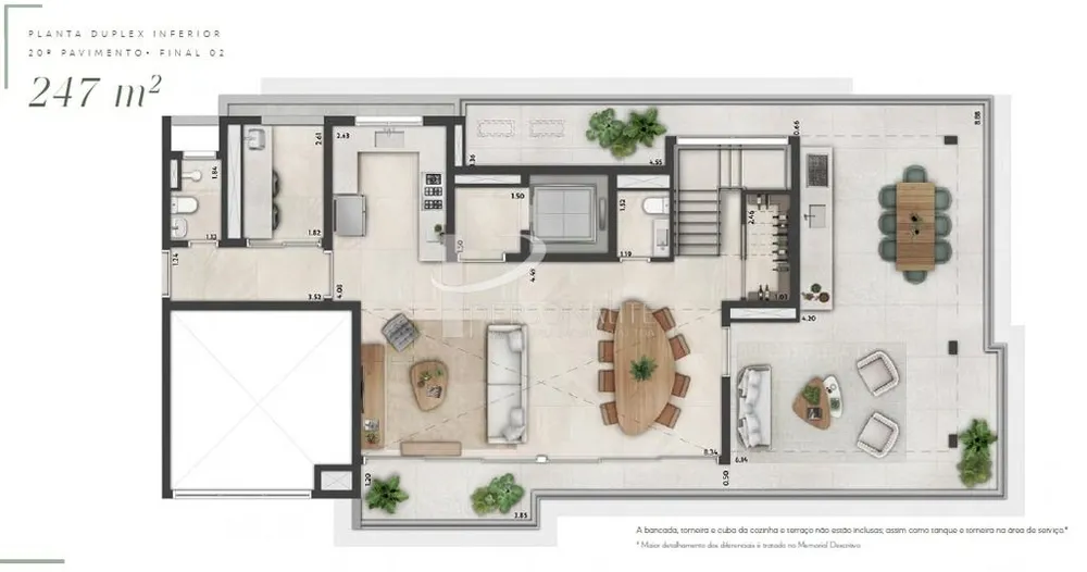 Cobertura, 3 quartos, 152 m² - Foto 2