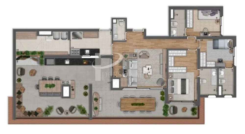 Cobertura, 3 quartos, 95 m² - Foto 4