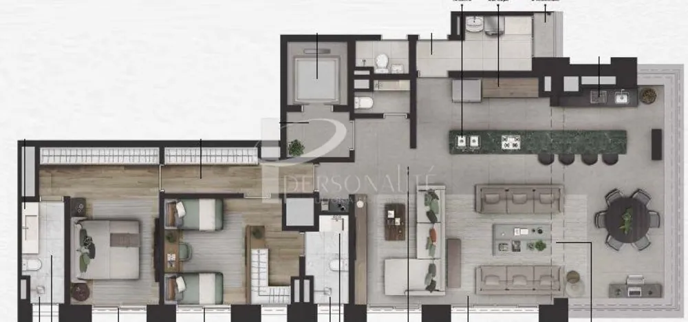 Cobertura, 2 quartos, 135 m² - Foto 4
