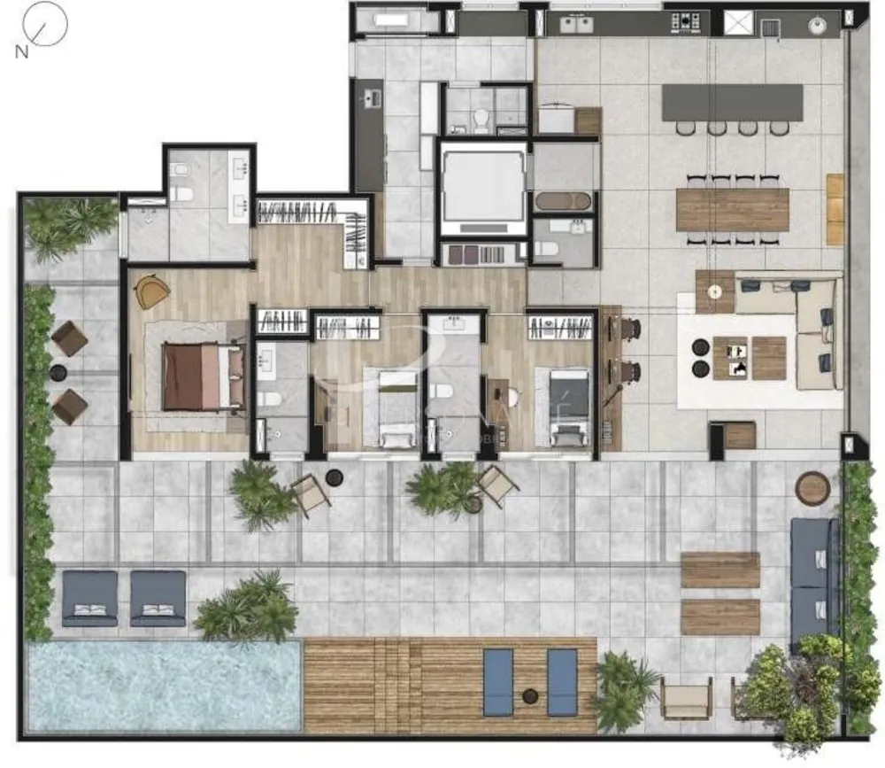 Cobertura, 2 quartos, 137 m² - Foto 4
