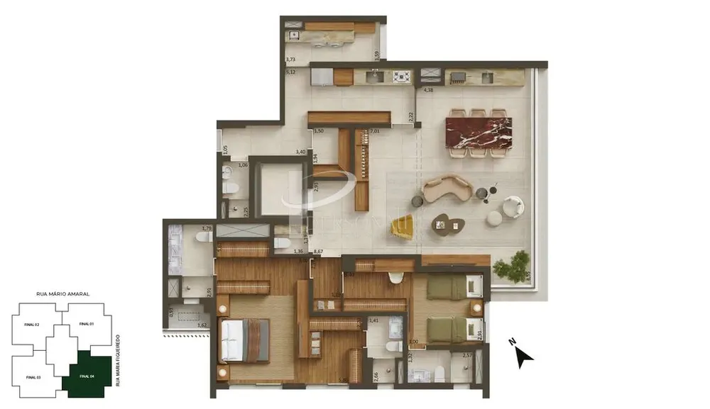 Apartamento, 3 quartos, 161 m² - Foto 4