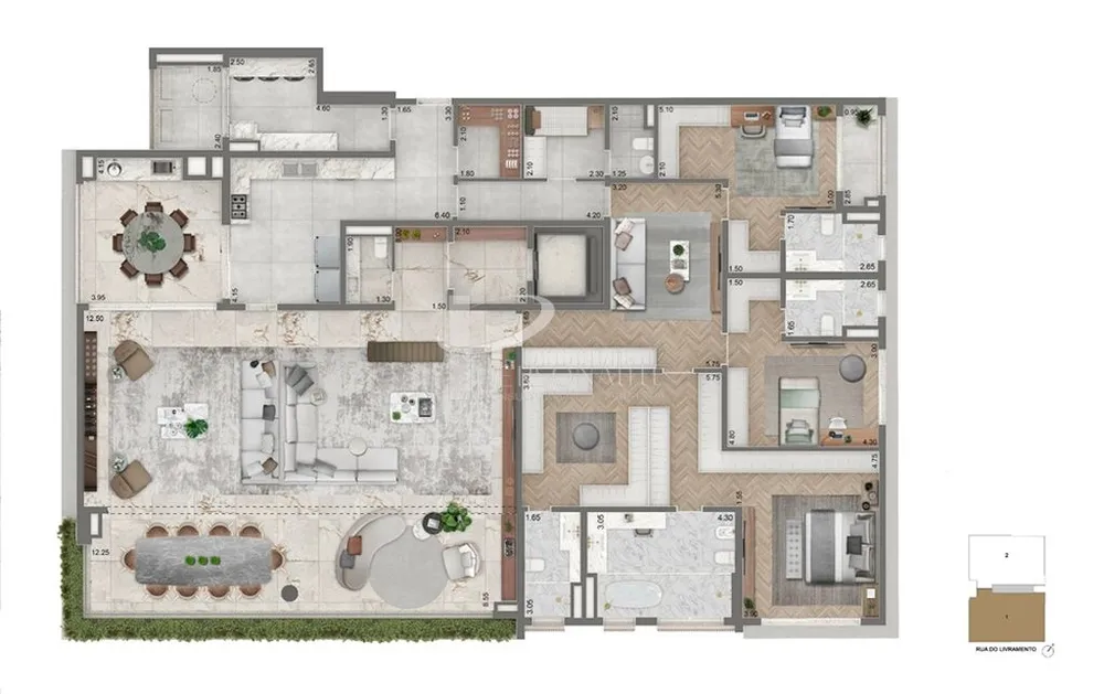 Apartamento, 4 quartos, 233 m² - Foto 4
