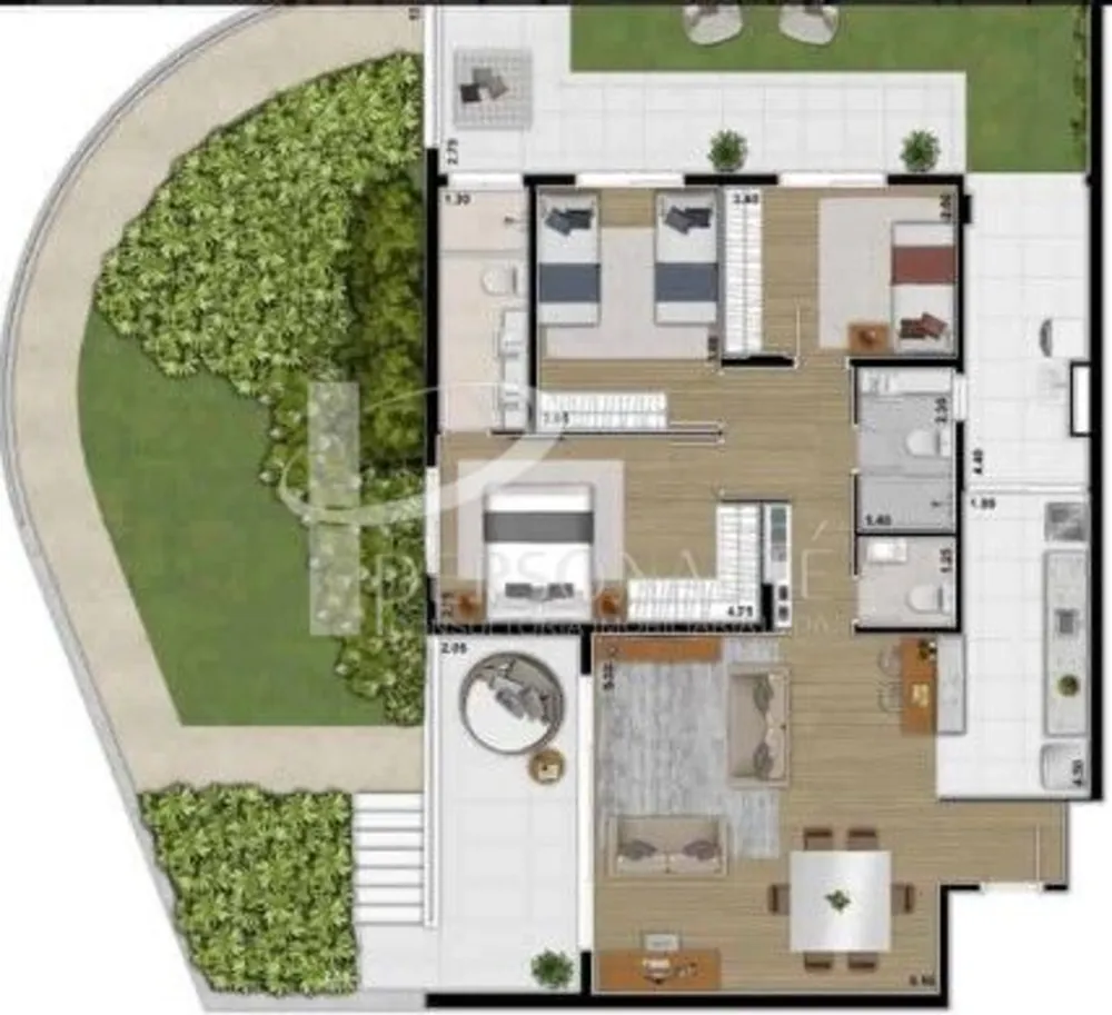 Apartamento, 3 quartos, 103 m² - Foto 1