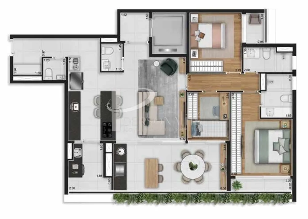 Cobertura, 3 quartos, 125 m² - Foto 3