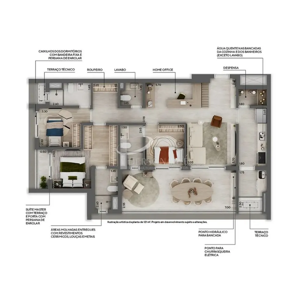 Apartamento, 2 quartos, 72 m² - Foto 1