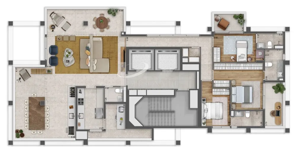 Apartamento, 2 quartos, 28 m² - Foto 1