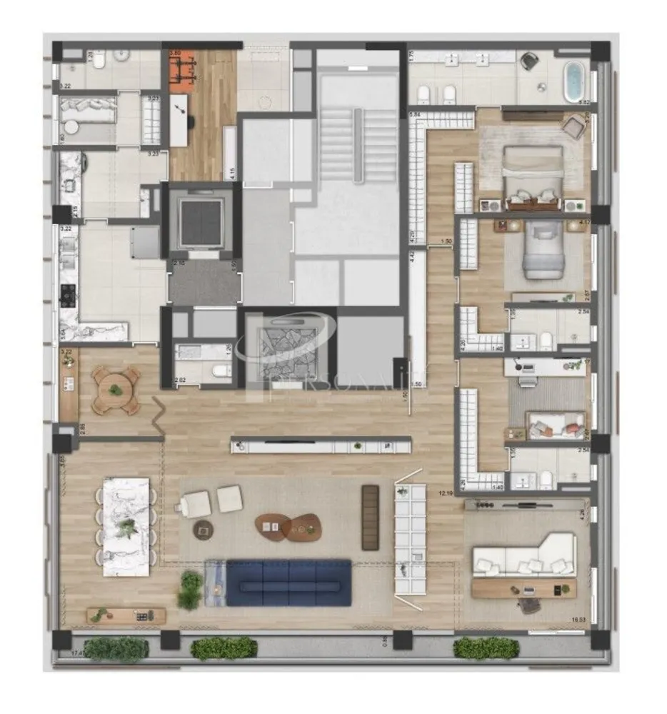 Cobertura, 3 quartos, 270 m² - Foto 3