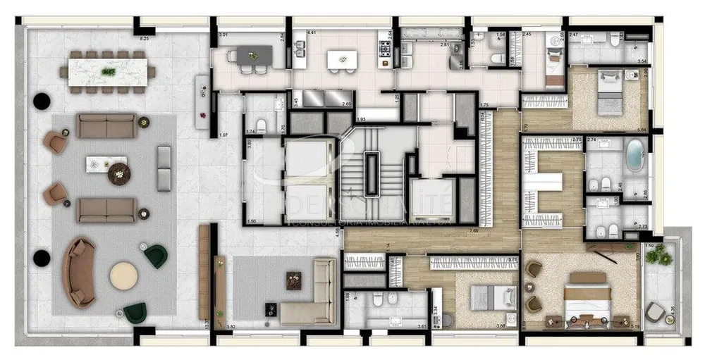 Apartamento, 4 quartos, 359 m² - Foto 4