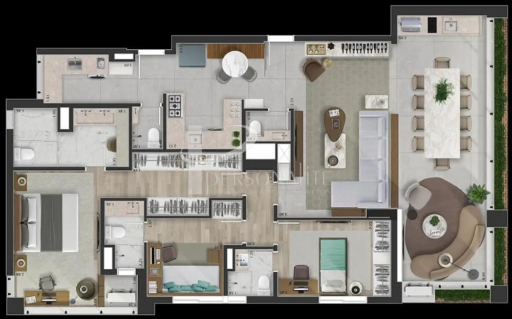 Cobertura, 3 quartos, 155 m² - Foto 4