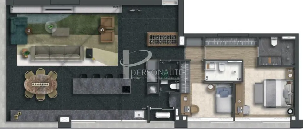 Cobertura, 2 quartos, 74 m² - Foto 3