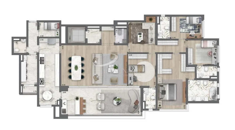 Apartamento, 3 quartos, 172 m² - Foto 4