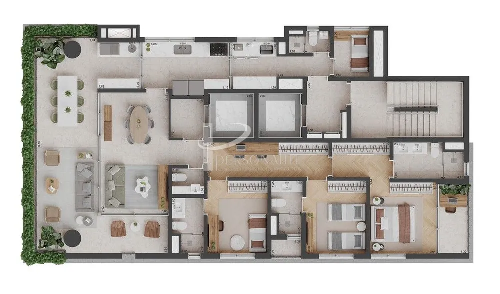 Apartamento, 3 quartos, 165 m² - Foto 4