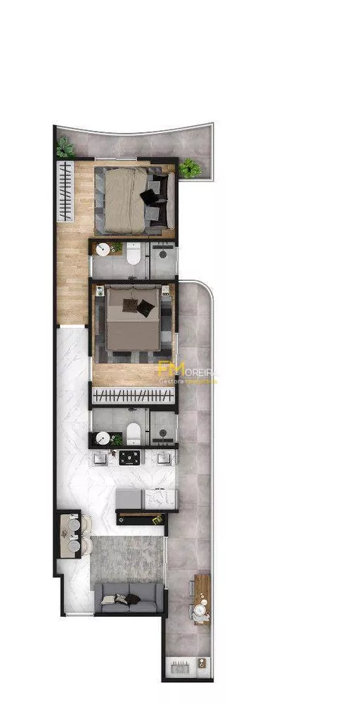 Apartamento à venda com 2 quartos, 61m² - Foto 16