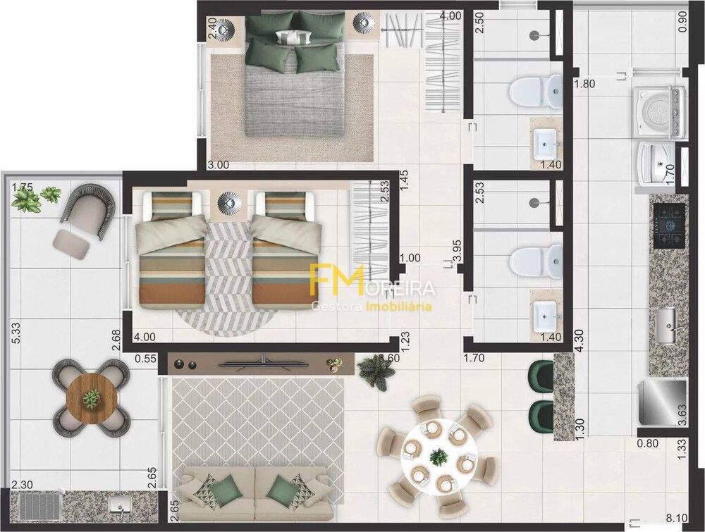Apartamento, 2 quartos, 81 m² - Foto 9