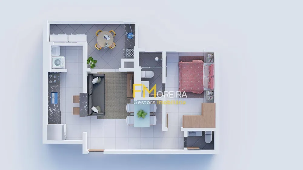 Apartamento, 1 quarto, 52 m² - Foto 3