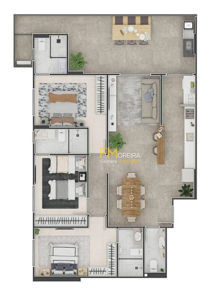Apartamento, 3 quartos, 115 m² - Foto 2