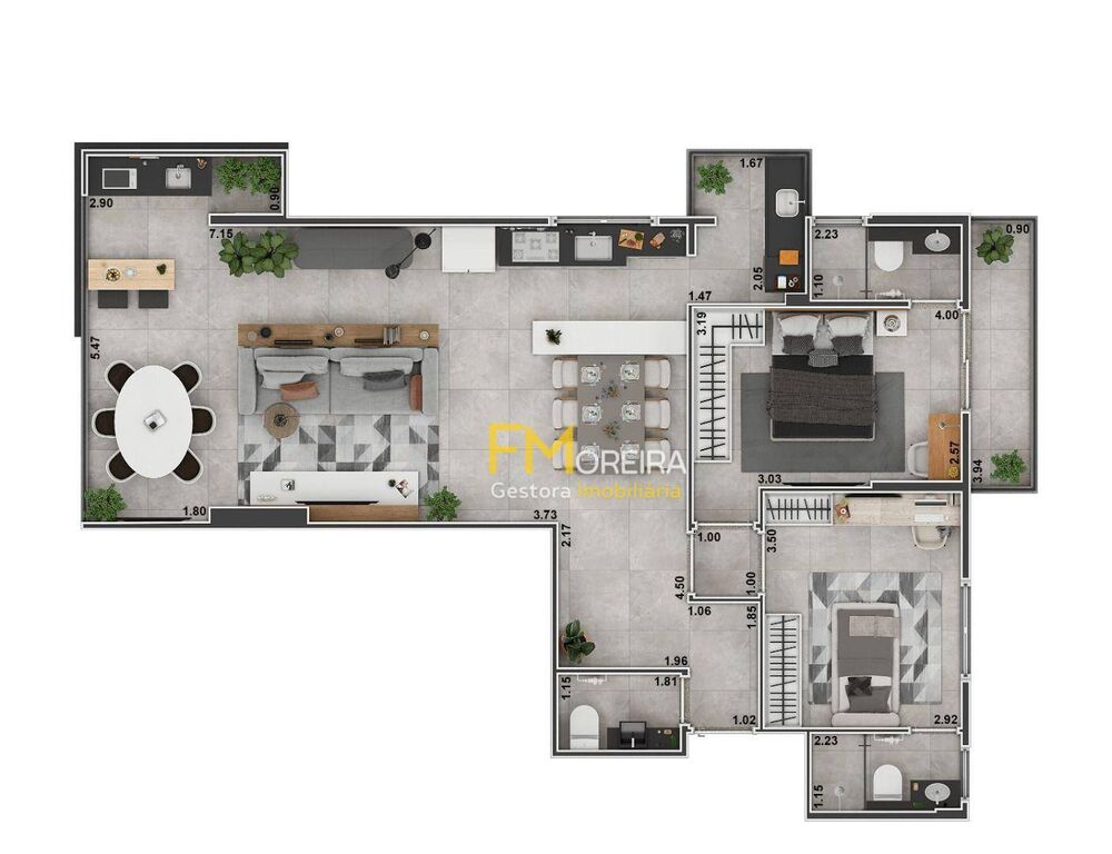 Apartamento, 2 quartos, 94 m² - Foto 17