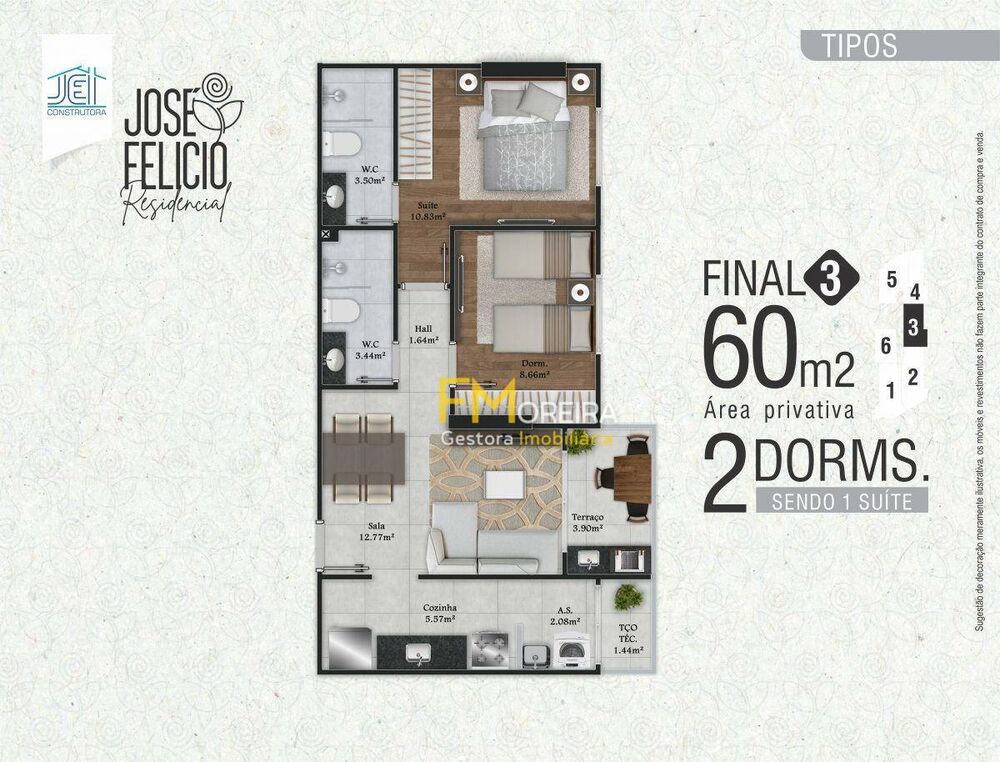 Apartamento, 2 quartos, 60 m² - Foto 11