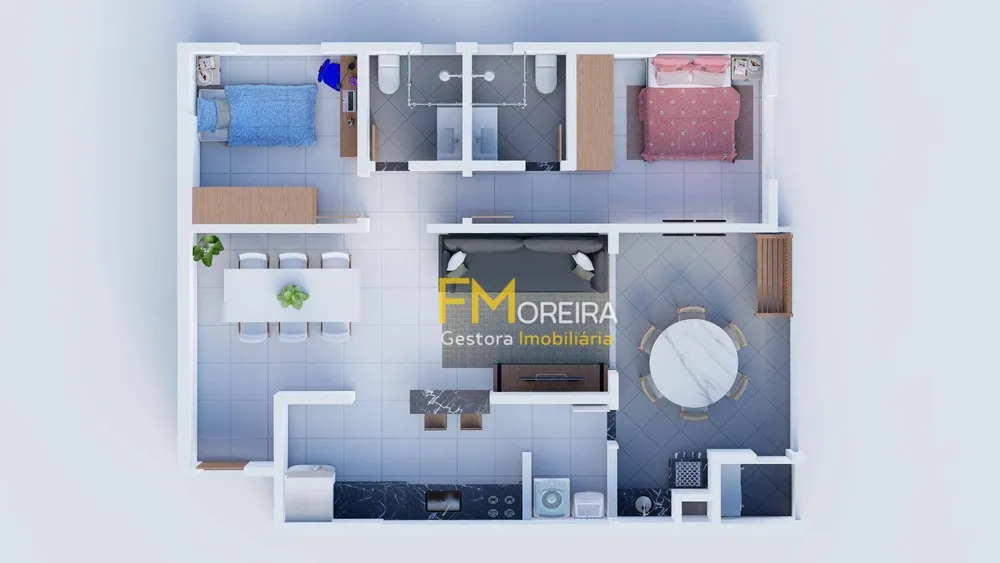 Apartamento, 2 quartos, 81 m² - Foto 2