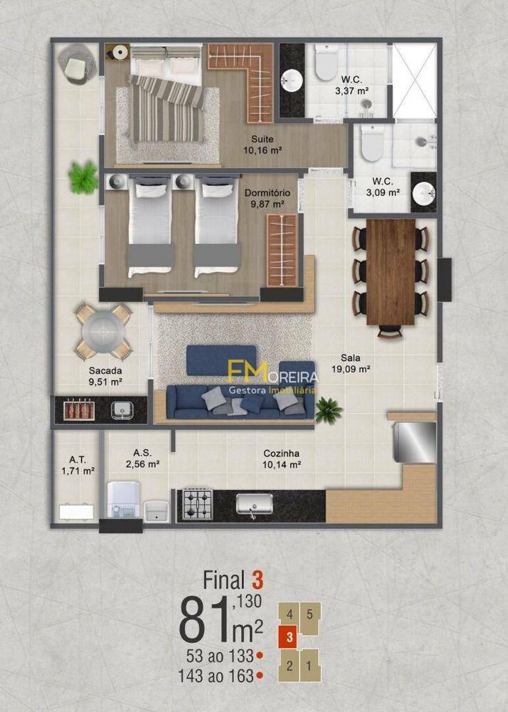 Apartamento, 2 quartos, 81 m² - Foto 5