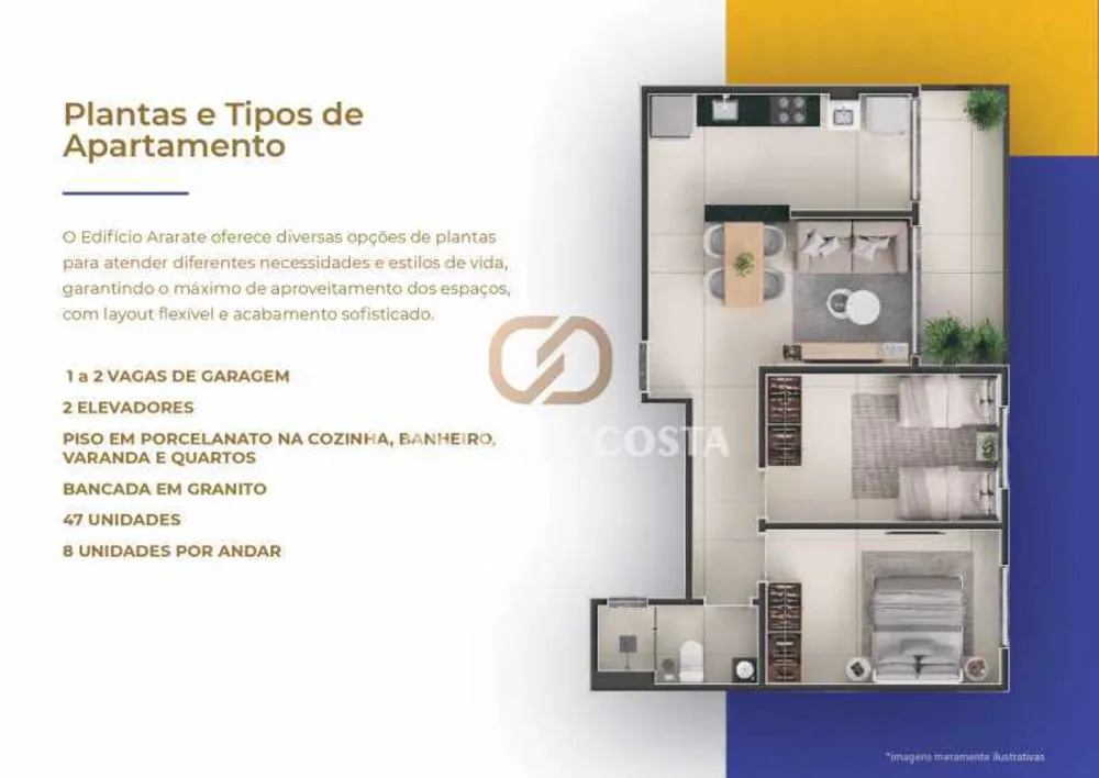 Apartamento, 2 quartos, 47 m² - Foto 4