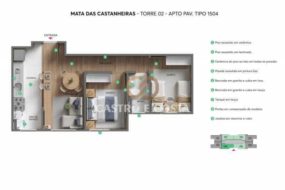 Apartamento, 2 quartos, 49 m² - Foto 11