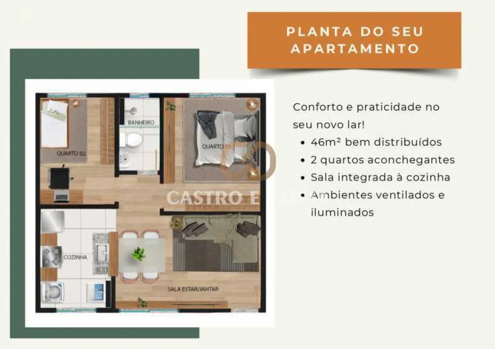 Apartamento, 2 quartos, 47 m² - Foto 10