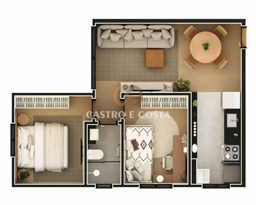 Apartamento, 2 quartos, 44 m² - Foto 11