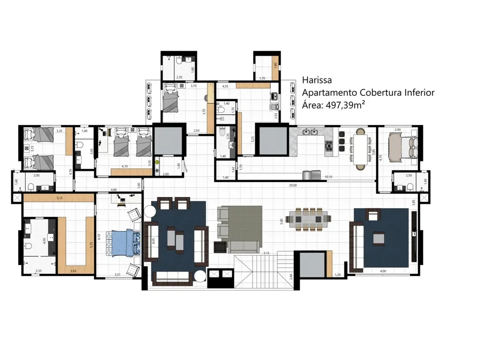 Apartamento, 5 quartos - Foto 4