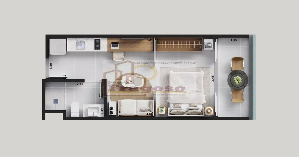 Flat/Apart Hotel, 1 quarto, 26 m² - Foto 24