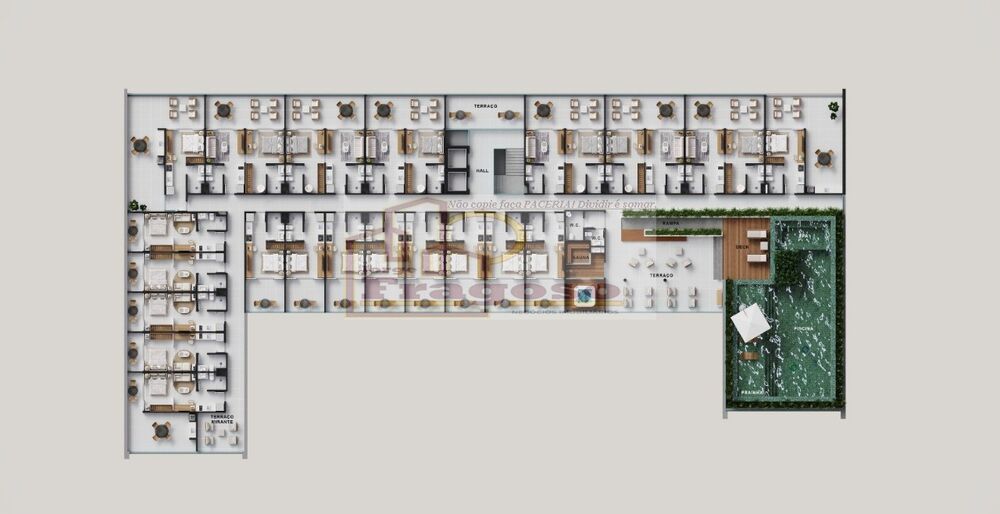Flat/Apart Hotel, 1 quarto, 26 m² - Foto 21