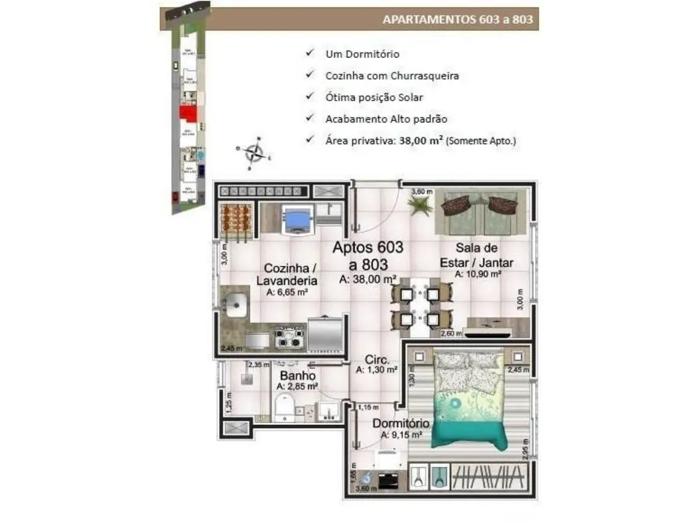 Apartamento, 2 quartos, 64 m² - Foto 4