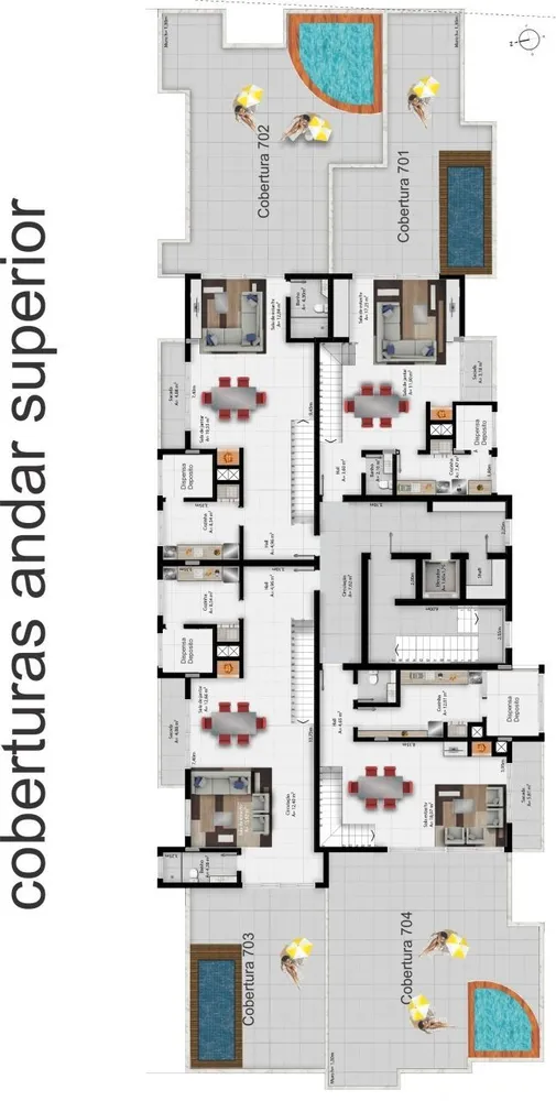 Apartamento, 3 quartos, 137 m² - Foto 2