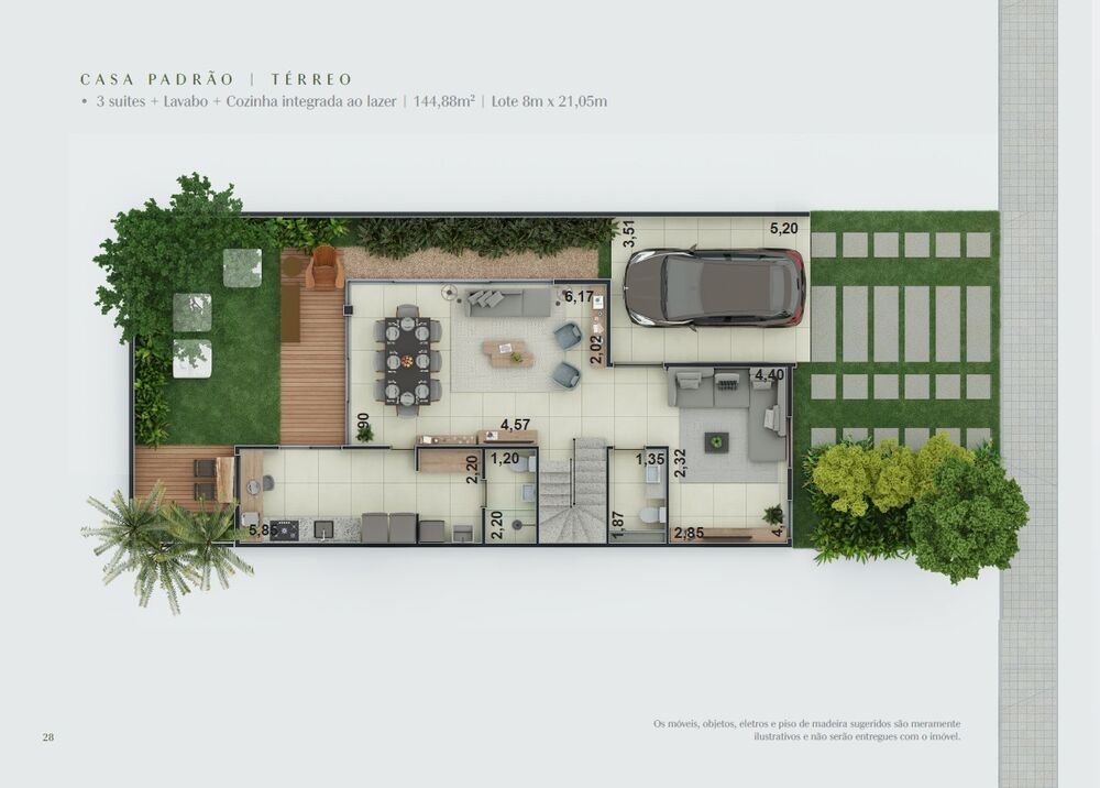 Casa, 3 quartos - Foto 4