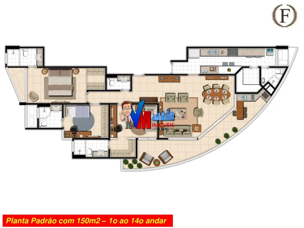 Apartamento, 3 quartos, 150 m² - Foto 15